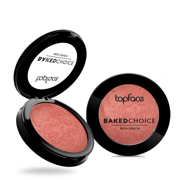 Topface Рум яна запечені  Baked Choice-Rich Touch Baked Blush On (№06 - Pinky Zest)